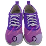 Hand Drawn Abstract Organic Shapes Background Mens Athletic Shoes