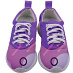 Hand Drawn Abstract Organic Shapes Background Kids Athletic Shoes