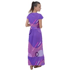 Flutter Sleeve Maxi Dress 