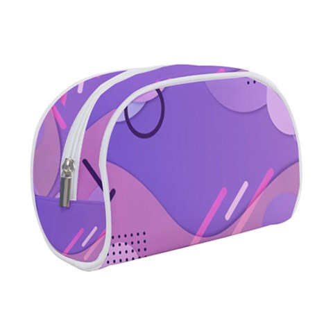 Hand Drawn Abstract Organic Shapes Background Make Up Case (Small) from ArtsNow.com