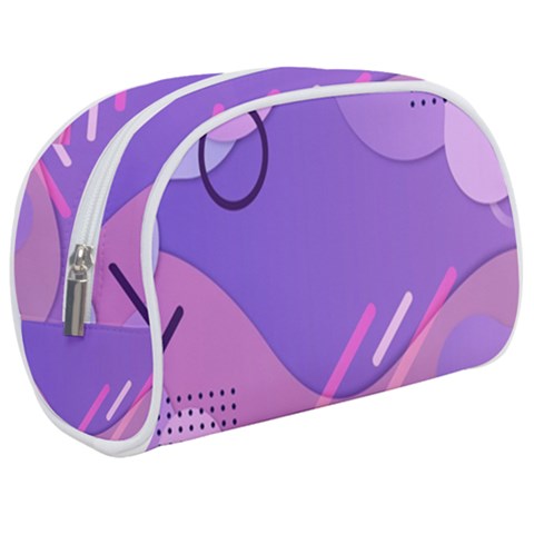 Hand Drawn Abstract Organic Shapes Background Make Up Case (Medium) from ArtsNow.com