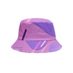 Hand Drawn Abstract Organic Shapes Background Bucket Hat (Kids)