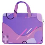 Hand Drawn Abstract Organic Shapes Background MacBook Pro 13  Double Pocket Laptop Bag