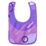 Hand Drawn Abstract Organic Shapes Background Baby Bib