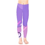 Hand Drawn Abstract Organic Shapes Background Kids  Classic Winter Leggings