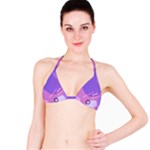 Colorful Labstract Wallpaper Theme Classic Bikini Top