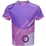 Colorful Labstract Wallpaper Theme Men s Cotton T-Shirt