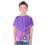 Colorful Labstract Wallpaper Theme Kids  Cotton T-Shirt