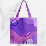 Colorful Labstract Wallpaper Theme Zipper Grocery Tote Bag