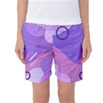 Colorful Labstract Wallpaper Theme Women s Basketball Shorts