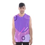 Colorful Labstract Wallpaper Theme Men s Basketball Tank Top