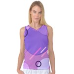 Colorful Labstract Wallpaper Theme Women s Basketball Tank Top
