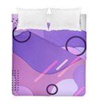 Colorful Labstract Wallpaper Theme Duvet Cover Double Side (Full/ Double Size)