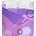 Colorful Labstract Wallpaper Theme Duvet Cover Double Side (King Size)