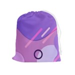 Colorful Labstract Wallpaper Theme Drawstring Pouch (XL)