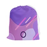 Colorful Labstract Wallpaper Theme Drawstring Pouch (2XL)