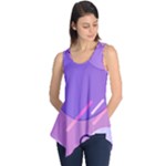 Colorful Labstract Wallpaper Theme Sleeveless Tunic