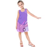 Colorful Labstract Wallpaper Theme Kids  Sleeveless Dress
