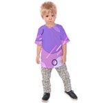 Colorful Labstract Wallpaper Theme Kids  Raglan T-Shirt