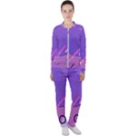 Colorful Labstract Wallpaper Theme Casual Jacket and Pants Set