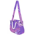 Colorful Labstract Wallpaper Theme Rope Handles Shoulder Strap Bag