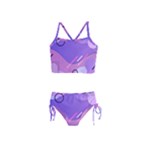 Colorful Labstract Wallpaper Theme Girls  Tankini Swimsuit