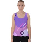 Colorful Labstract Wallpaper Theme Velvet Tank Top