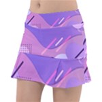 Colorful Labstract Wallpaper Theme Classic Tennis Skirt
