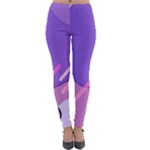Colorful Labstract Wallpaper Theme Lightweight Velour Leggings