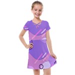 Colorful Labstract Wallpaper Theme Kids  Cross Web Dress