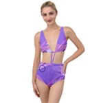 Colorful Labstract Wallpaper Theme Tied Up Two Piece Swimsuit