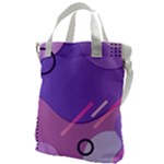 Colorful Labstract Wallpaper Theme Canvas Messenger Bag