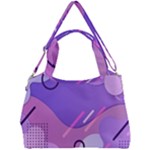 Colorful Labstract Wallpaper Theme Double Compartment Shoulder Bag