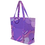 Colorful Labstract Wallpaper Theme Zip Up Canvas Bag