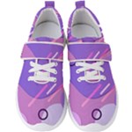 Colorful Labstract Wallpaper Theme Men s Velcro Strap Shoes