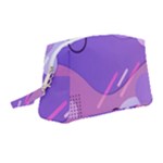Colorful Labstract Wallpaper Theme Wristlet Pouch Bag (Medium)