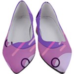 Colorful Labstract Wallpaper Theme Women s Block Heels 