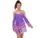 Colorful Labstract Wallpaper Theme Boho Dress