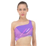 Colorful Labstract Wallpaper Theme Spliced Up Bikini Top 