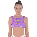 Colorful Labstract Wallpaper Theme Bandaged Up Bikini Top