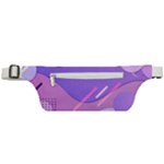 Colorful Labstract Wallpaper Theme Active Waist Bag
