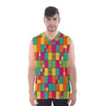 Abstract-background Men s Basketball Tank Top