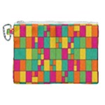 Abstract-background Canvas Cosmetic Bag (XL)