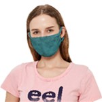 Background Green Crease Cloth Face Mask (Adult)