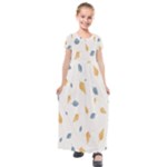 Background-24 Kids  Short Sleeve Maxi Dress