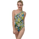 Background-flowers To One Side Swimsuit