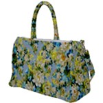 Background-flowers Duffel Travel Bag