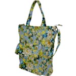 Background-flowers Shoulder Tote Bag