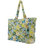 Background-flowers Simple Shoulder Bag