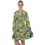 Background-flowers All Frills Chiffon Dress